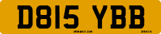 License plate of the United Kingdom, 1983 year system