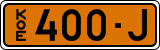 License plate of Finland, Dealer