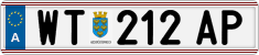 License plate of Austria, Regular plates