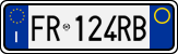 License plate of Italy, Cars (1994 year series)