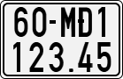 License plate of Vietnam, Specialty plates