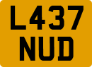 License plate of the United Kingdom, 1983 year system