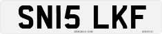 License plate of the United Kingdom, 2001 year system