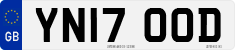 License plate of the United Kingdom, 2001 year system