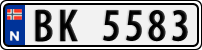 License plate of Norway, Trailers, motorcycles, special vehicles
