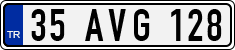 License plate of Turkey, Regular plates