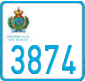 License plate of San Marino, Motorcycles