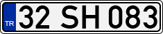 License plate of Turkey, Regular plates