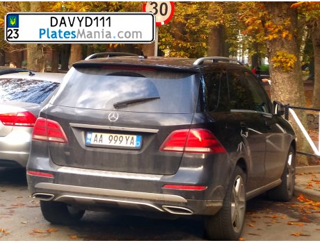 AA 999 YA, Mercedes-Benz GLE-Klasse