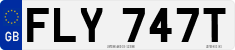 License plate of the United Kingdom, 1963 year system