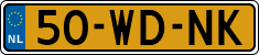 License plate of the Netherlands, Trailers