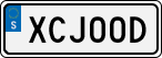 License plate of Sweden, Regular plates