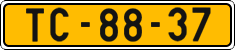 License plate of the Czech Republic, Commercial vehicles (1960)
