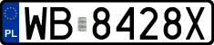License plates of Poland, Regular car plates