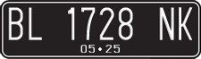 License plate of Indonesia, Regular plates