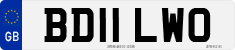 License plate of the United Kingdom, 2001 year system