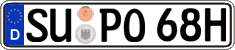 German license plate, Plates for oldtimers (type 