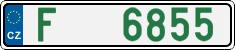 License plate of the Czech Republic, Dealer (2001)