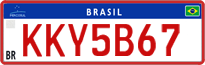 License plate of Brazil, Commercial vehicles (Mercosul)