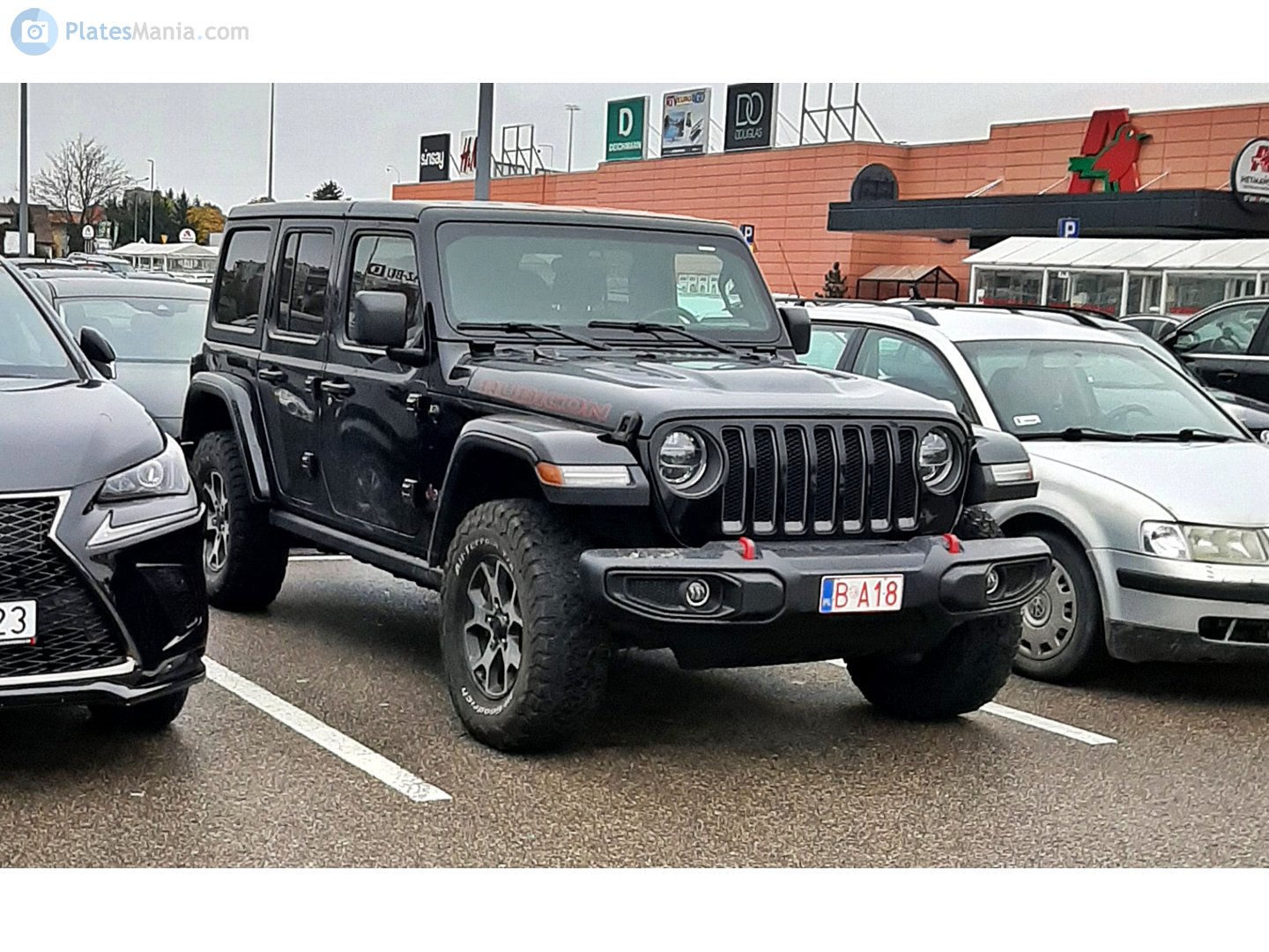 B A18, Jeep Wrangler 4th gen 5-door SUV (JL), 2018–