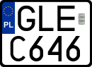 License plates of Poland, Regular car plates