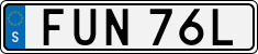 License plate of Sweden, Regular plates