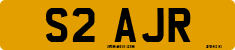 License plate of the United Kingdom, 1983 year system