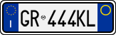 License plate of Italy, Cars (1994 year series)