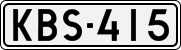 License plate of Finland, Cars