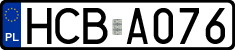 License plates of Poland, Authorities