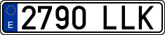 License plates of Spain, Ordinary (2000)