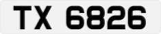 License plate of Hong Kong, AB 1234