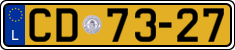 License plate of Luxembourg, Diplomatic