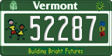 Vermont, Specialty plates (12345)