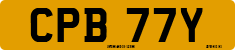 License plate of the United Kingdom, 1963 year system