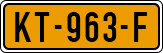 License plate of the Netherlands, Cars
