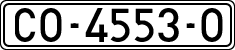 License plates of Spain, 1971 year series