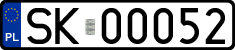 License plates of Poland, Regular car plates