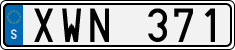 License plate of Sweden, Regular plates