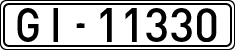 License plates of Spain, 1900 year series