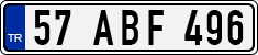 License plate of Turkey, Regular plates