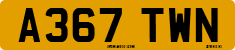 License plate of the United Kingdom, 1983 year system
