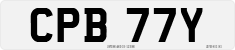 License plate of the United Kingdom, 1963 year system