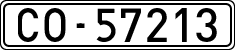 License plates of Spain, 1900 year series