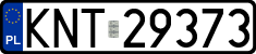 License plates of Poland, Regular car plates