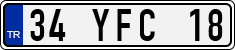 License plate of Turkey, Regular plates