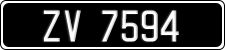License plate of Ireland, Oldtimers