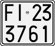 License plate of Italy, Motorcycles (1927 year series)