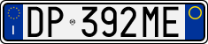 License plate of Italy, Cars (1994 year series)