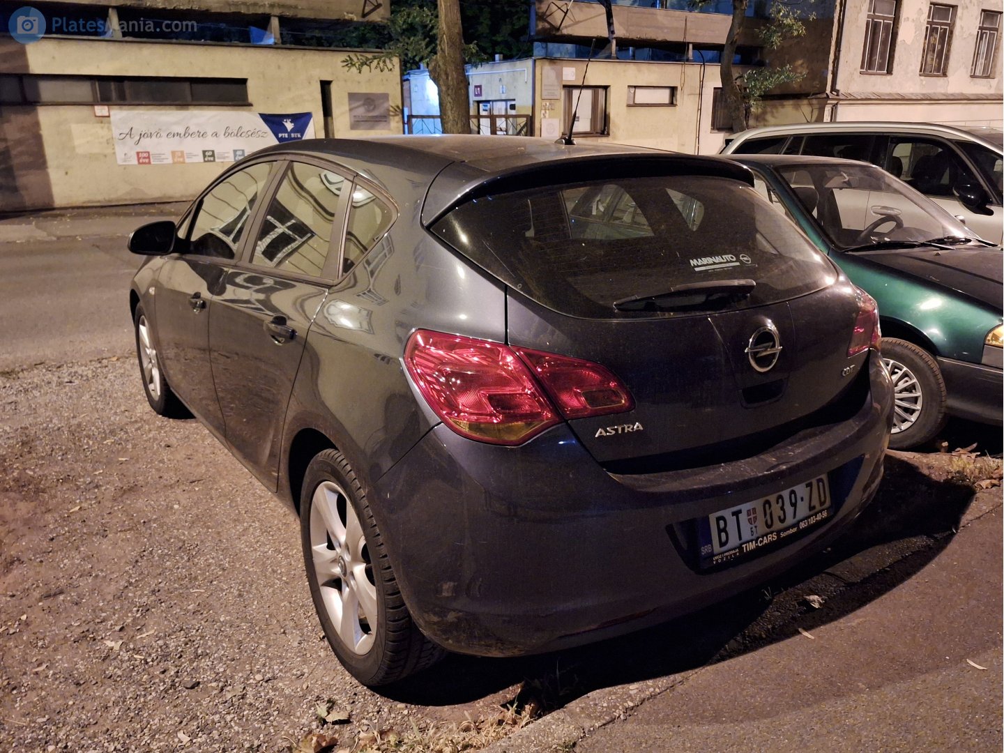 BT 039-ZD, Opel Astra 4th gen Hatch (J; P10), 2009–2015